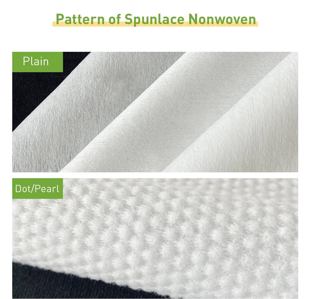 Wet Dry Tissue Raw Material Spunlace Nonwoven Fabric