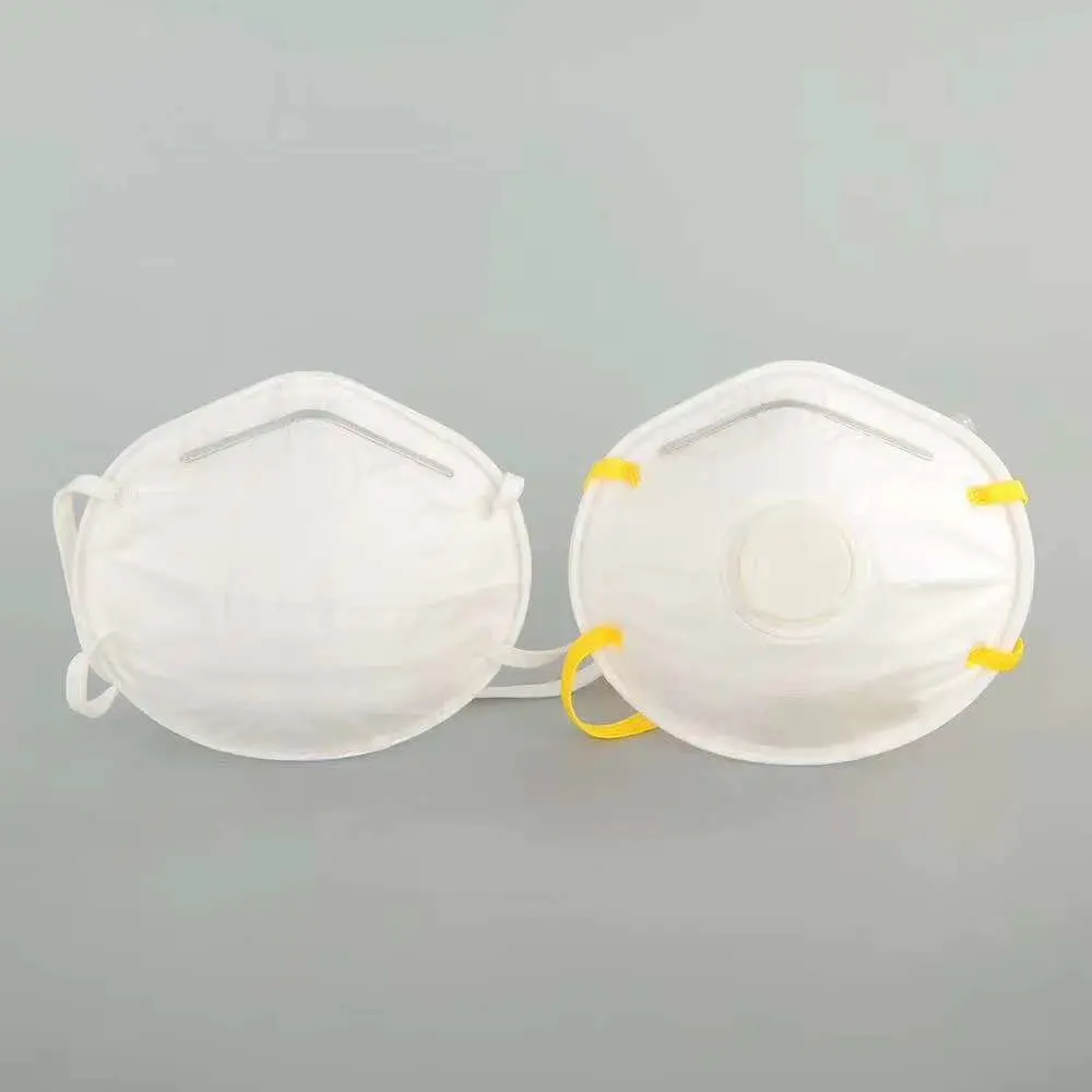 Headloop Elastic Particulate Filtering Half Mask Disposable FFP2 Dust Mask Without Valve for Personal Protective