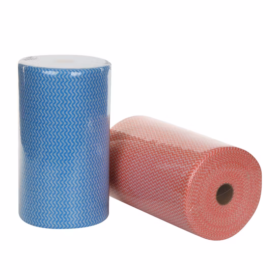 Toallita de limpieza de cocina Spunlace de tela no tejida resistente